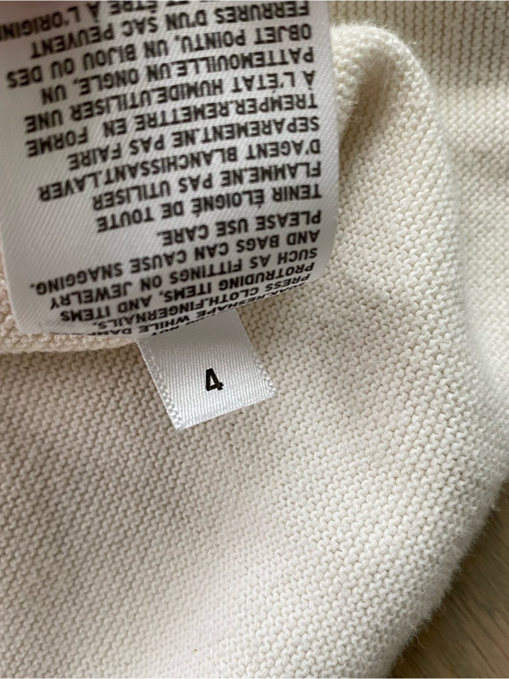 Uniqlo 3D Knit Boatneck Top in Off White - Picture 9 of 12